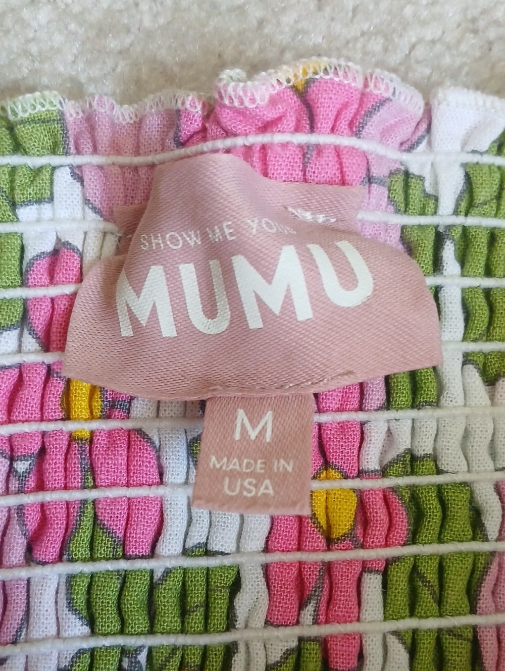 Show Me Your MuMu Bixby Mini Dress Fresh Floral - Picture 5 of 6